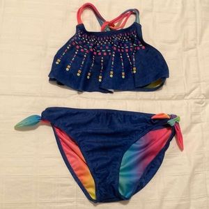 Wonder Nation 2 Piece Bathing Suit For Kids (Girls)